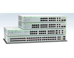 AT-FS750/28PS Allied Telesis preklopnik (switch), FE, web upravljivi, 24x10/100Tx + 2x100/1000T + 2x100/1000T/SFP combo, PoE