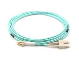 Kabel, optički, prespojni, 50/125um OM3, SC - LC, Duplex, 5m, LSZH