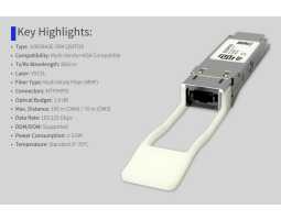 Modul, QSFP28, 100GbE-SR4, OM4 MM LC, 850nm/100m, ATI/Cisco kompatibilan    