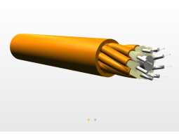 Kabel, optički, 4-vlakna, 50/125um, OM2, breakout, 4x2.5mm, LSZH unutarnji/vanjski, 800N, 8mm
