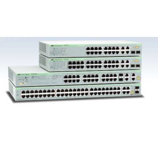 AT-FS750/28PS Allied Telesis preklopnik (switch), FE, web upravljivi, 24x10/100Tx + 2x100/1000T + 2x100/1000T/SFP combo, PoE 4810