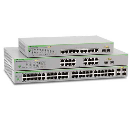AT-GS950/8 Allied Telesis preklopnik (switch), GbE, L2 web upravljivi, 8x100/1000T + 2xSFP combo 4779