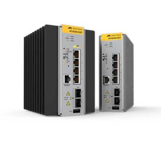 AT-IE200-6GP Allied Telesis preklopnik (switch), GbE, L2, SNMP, 4x100/1000T + 2xSFP, industrijski, -48V DC, PoE+, EPSRing 4827
