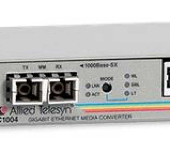 AT-MC1004 Allied Telesis pretvornik (media converter), GbE, 1000T UTP na 1000Sx SC viemodni 4886