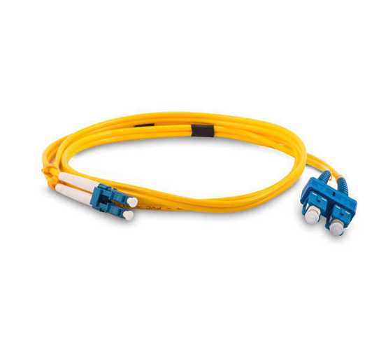 Kabel, optički, prespojni, 09/125um OS2, SC - LC, Duplex, 1m, LSZH 2875