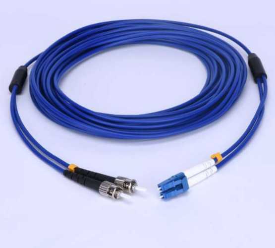 Kabel, optički, prespojni, 09/125um OS2, konektori po izboru, 1m, LSZH, armirani, vanjski, 2-nitni 2966