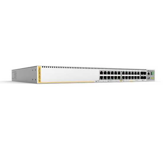 x530-28GTXm Allied Telesis preklopnik (switch), GbE, SNMP, basic L3, 24x100/1000T plus 4x10G SFP+, stakabilan, dual PS 4844