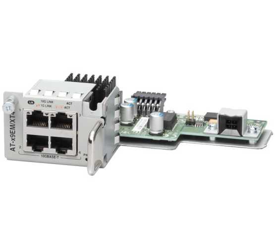 AT-X9EM/XT4 Allied Telesis modul, 4 x 10 GBaseT Cat6a, za  Allied Telesis preklopnik (switch)e serije x930 3178