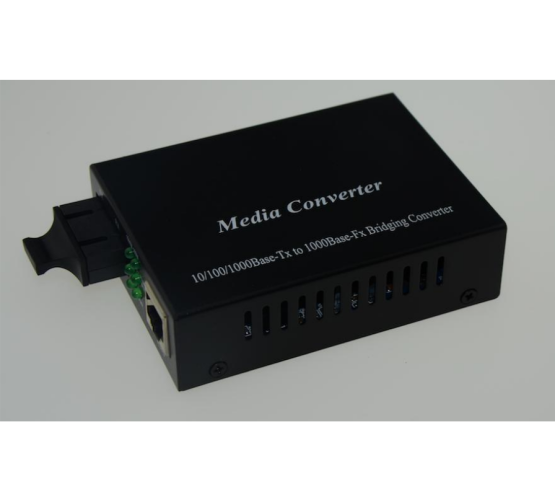 TW-MC1000-BDB pretvornik (media converter), GE, 100/1000Tx na 1000Lx SC, BiDi Tx1550nm/Rx1310nm, domet SM 20km, kompatibilan 5206