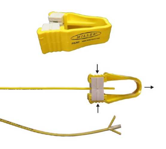 Alat, rezač i skidač plašta mikrokabela 2-3mm, Miller FOJST 5126