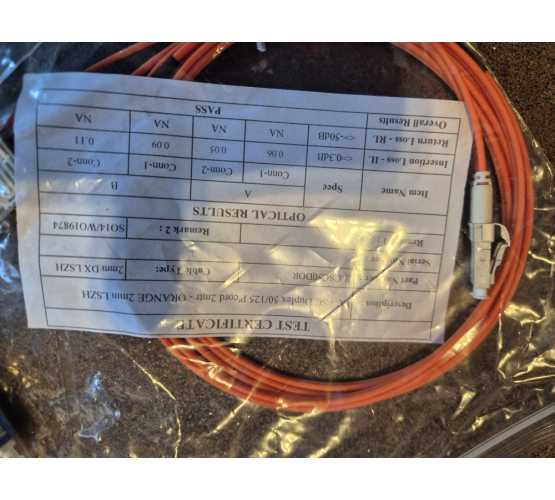 Set referentnih mjernih kabela i spojnika SC/LC za SM i MM mjerenja 5389