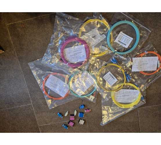 Set referentnih mjernih kabela i spojnika SC/LC za SM i MM mjerenja 5387