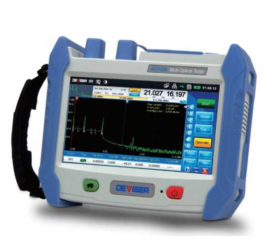 Iznajmljivanje OTDR reflektometra DEVISER DE3100, SM 1310/1550/1625nm, sa VFL i predvlaknom 1km, po danu 5327