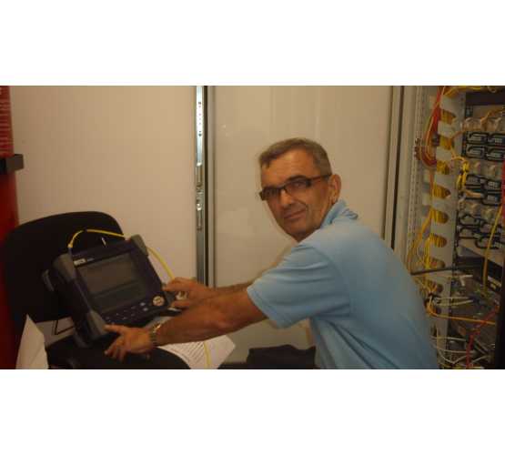 Dijagnostika mjesta prekida optičkog kabela OTDR reflektometrom 5443