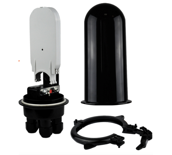 Kabelska spojnica, do 4 kabela, za  96 vlakana, podzemna, okrugla, sa kasetama 5065