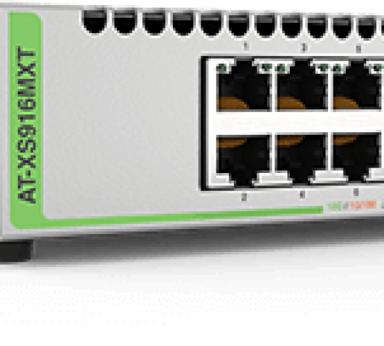 AT-XS916MXT Allied Telesis preklopnik (switch), 10GbE, SNMP, L3, 12x100/1000T/10G + 4x10G SFP+, stakabilan 4940